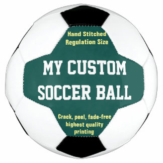 Custom Printed Soccer Ball Football Futbol GREEN