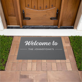 Custom Printed Welcome Mat with Name or Design Fußmatte