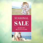 Custom Product Fotos Saisonale Verkaufsaktion Fensteraufkleber (Blatt 3)