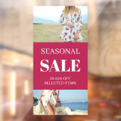 Custom Product Fotos Saisonale Verkaufsaktion Fensteraufkleber (Blatt 2)