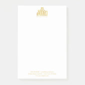 Custom Professional 4" x 6" Post-it® Notes Post-it Klebezettel (Vorderseite)