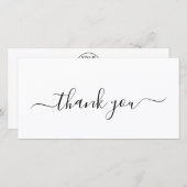 Custom Professional Business Logo Dankeskarte (Vorne/Hinten)