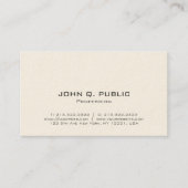 Custom Professional Modern Simple Template Visitenkarte (Vorderseite)