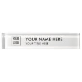 Custom Professional Name Plate Namensplakette (Vorderseite)