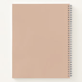 Custom Professional Notebook Modern Pink Notizblock (Rückseite)