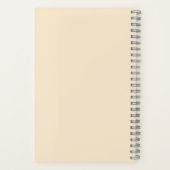 Custom Professional Notebook Modern Tulips Notizblock (Rückseite)
