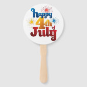 Custom PROMO Fan 4. Juli Parade Hand Out Fächer (Vorderseite)