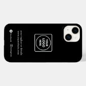 Custom Promotional Business Logo iphone case (Rückseite (Horizontal))