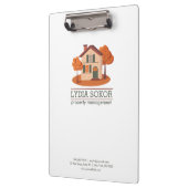 Custom Property Management Clipboard Klemmbrett (Links)