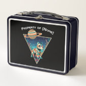 Custom Property of [Name] Robot Dog Lunch Box (Vorderseite)