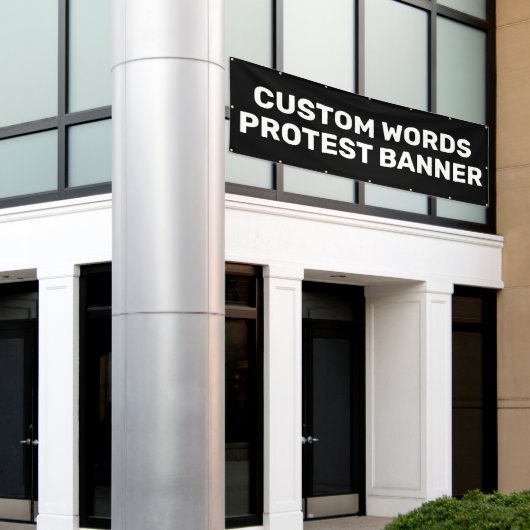 Custom Protest Banner (Äußeres Gebäude)