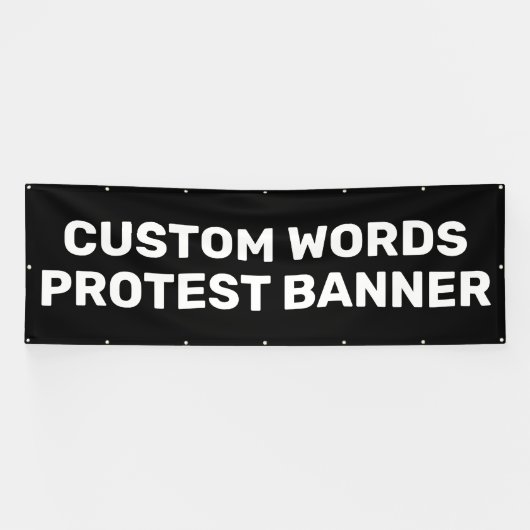 Custom Protest Banner (Horizontal)