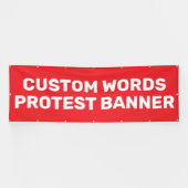 Custom Protest Banner (Horizontal)