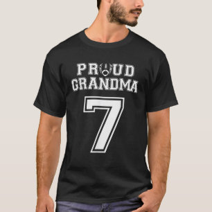 Custom Proud Football Oma Nummer 7 Personalisieren T-Shirt