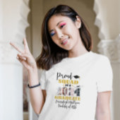 Custom Proud Squad Foto 2024 Graduate T-Shirt