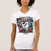 Custom Proud Tanten Abschluss FotoCollage T-Shirt (Vorderseite)