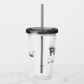 Custom PsyD Doctor of Psychology Psychologist Acryltrinkbecher (Rechts)