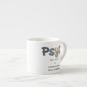 Custom PsyD Doctor of Psychology Psychologist Espressotasse (Vorderseite Rechts)