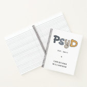 Custom PsyD Doctor of Psychology Psychologist Notizblock (Innenseite)