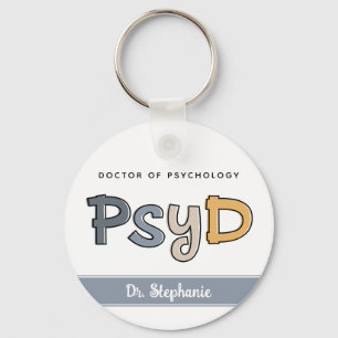 Custom PsyD Doctor of Psychology Psychologist Schlüsselanhänger