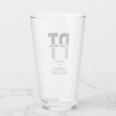 Custom PT Physiotherapeut Cheetah Print Glas (Rückseite)