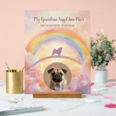 Custom Pug Memorial Acrylic Sign – Add Name, Dates Acrylschild (Hochzeit)