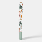 Custom Pumpkin and Flowers Fall Pattern  Case-Mate iPhone Hülle (Rückseite / Rechts)