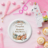 Custom Pumpkin Baby Dusche Pappteller (Party)