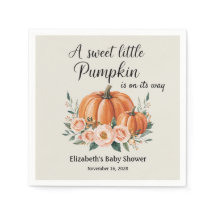 Custom Pumpkin Baby Dusche