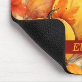 Custom Pumpkin Mapselleaf Herbst Erntedank Mousepad (Ecke)