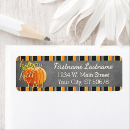 Custom Pumpkin Orange Green Stripes Muster