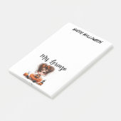 Custom Pumpkin Parade — A Whimsical Halloween Post-it Klebezettel (angewinkelt)