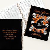 Custom Pumpkin Rezept Buch Hexenhut Halloween