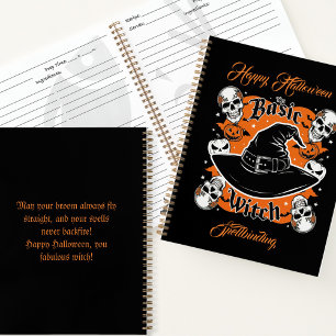 Custom Pumpkin Rezept Buch Hexenhut Halloween