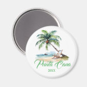 Custom Punta Cana Beach Magnet (Vorderseite/Rückseite)