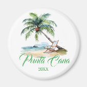 Custom Punta Cana Beach Magnet (Vorne)