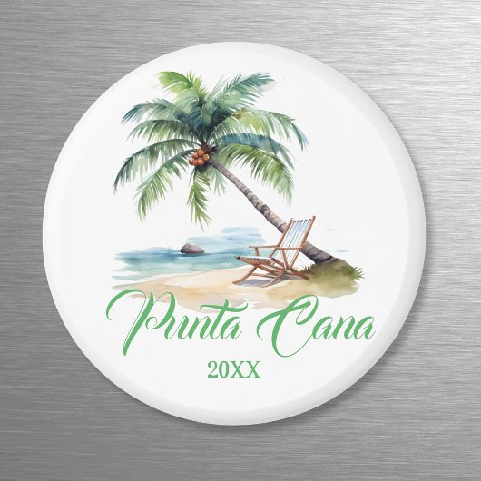 Custom Punta Cana Beach Magnet