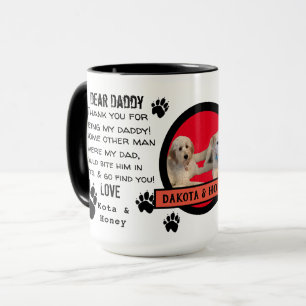 CUSTOM PUPPY DOG DADDY! KAFFEE DES VATERS TASSE