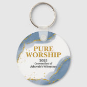 Custom Pure Worship 2025 Convention JW Geschenke Schlüsselanhänger (Vorderseite)