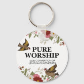 Custom Pure Worship 2025 Convention JW Geschenke Schlüsselanhänger (Vorderseite)