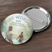Custom Pure Worship 2025 Convention JW gibt Button