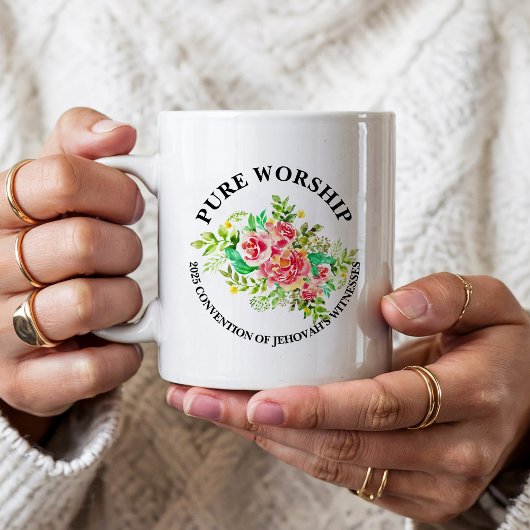 Custom Pure Worship 2025 Convention JW Gifts Kaffeetasse