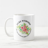 Custom Pure Worship 2025 Convention JW Gifts Kaffeetasse (Links)