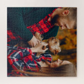 Custom Puzzle Photo  Father’s Day Wedding Gift  (Horizontal)
