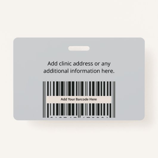 Custom PVC Name Abzeichen - Plastic.ID.Logo.Event Ausweis (Rückseite)