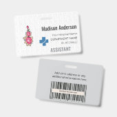 Custom PVC Plastic Abzeichen - Durable.ID.Ev Ausweis (Vorder- & Rückseite)