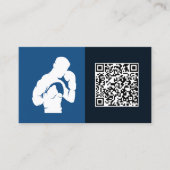 Custom QR Boxing Gym Visitenkarte (Vorderseite)