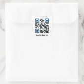 Custom QR Code Aufkleber (QR-Code-Vorlage #172) (Tasche)
