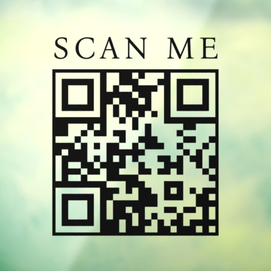 Custom QR Code Business Shop Boutique Fensteraufkleber (Blatt 3)