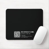 Custom QR code & Editable Retro-Modern Text Mousepad (Mit Mouse)